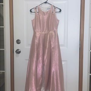 Rose gold/iridescent dress